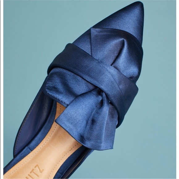 SCHUTZ Shoes - schutz navy blue D’ana knotted loafer mule